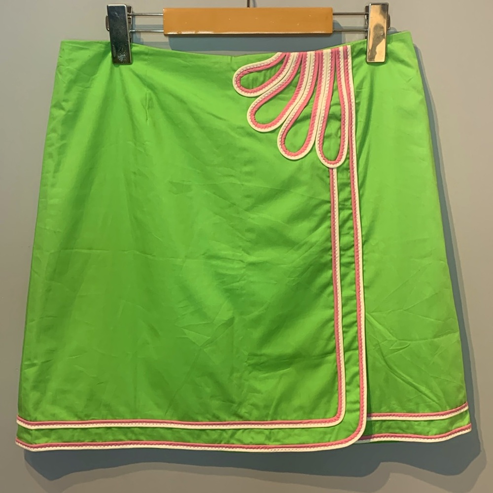 Lilly Pulitzer Vintage Vibrant Cotton Skirt - Picture 2 of 6